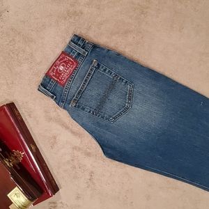 LUCKY BRAND size 6 Dungarees mid rise flare jeans